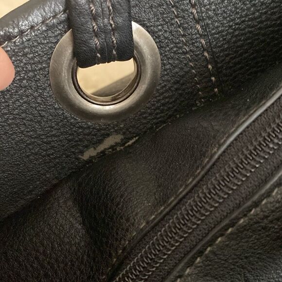 The Sak Black Leather Tote Bag - Picture 14 of 14